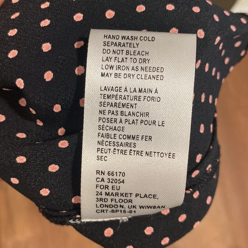 Cleobella Avery Dress Mini Polka Dots with V-Neck - Picture 9 of 10